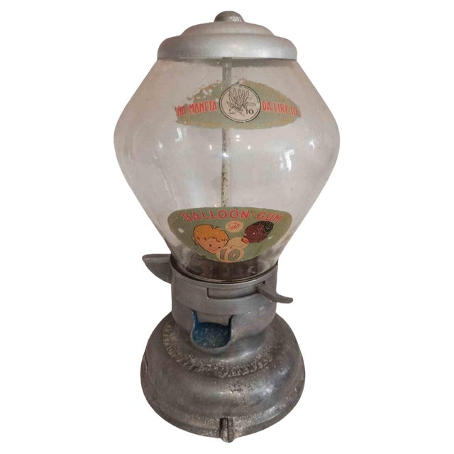 Vintage Chewing Gum Dispenser, Italy, 1930s For Sale