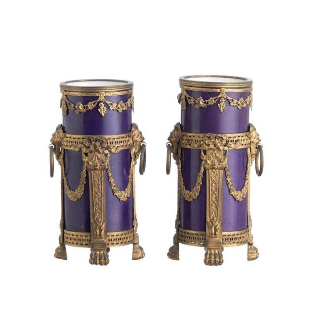 19th Century Porcelain Vases from Sevres, Set of 2 For Sale - Image 6 of 6