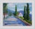 Quiet Places & Journeys — Around the Bend, Lake Como, Italy Original oil painting by Haas, 8 x 10 unframed on linen panel,...