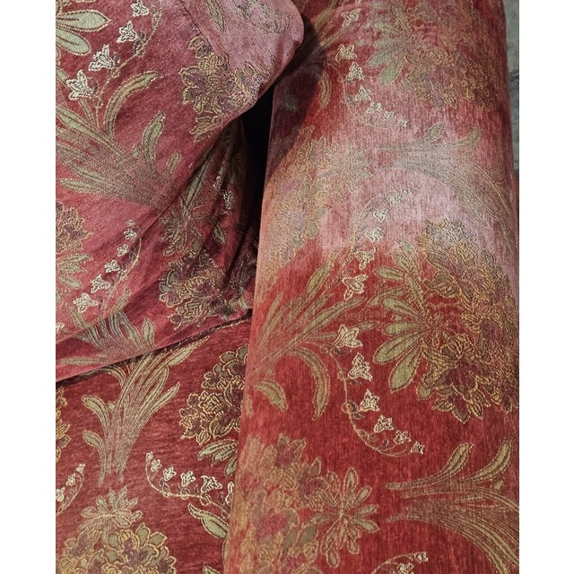 Wood Stickley Large Arm Chair With Matching Ottoman Footstool Made in North Carolina For Sale - Image 7 of 16