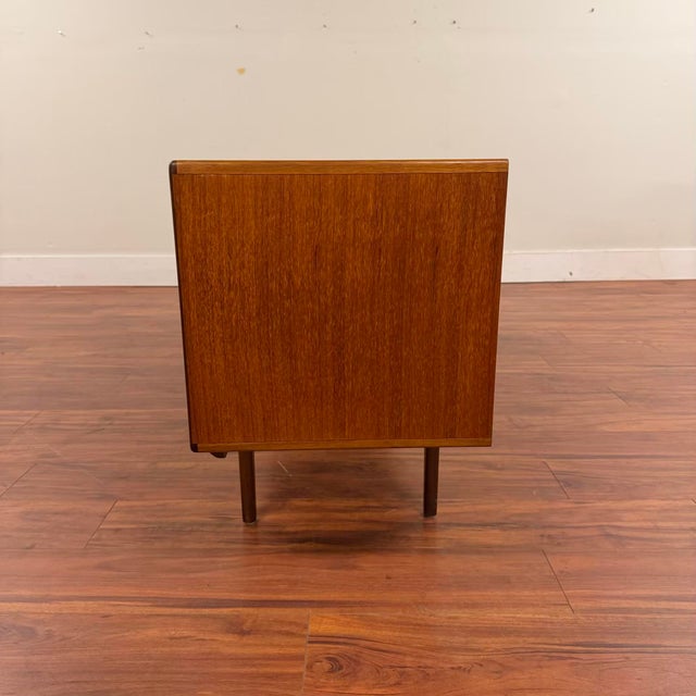 Wood A. Younger Ltd. Lattice Doors Teak Sideboard For Sale - Image 7 of 13