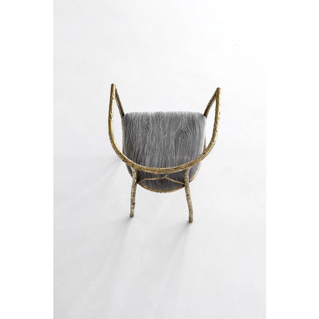 Not Yet Made - Made To Order Brass Chair by Samuel Costantini For Sale - Image 5 of 15