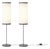 Isol Floor Lamps 30/76 Black by David Thulstrup for Astep, Set of 2 For Sale