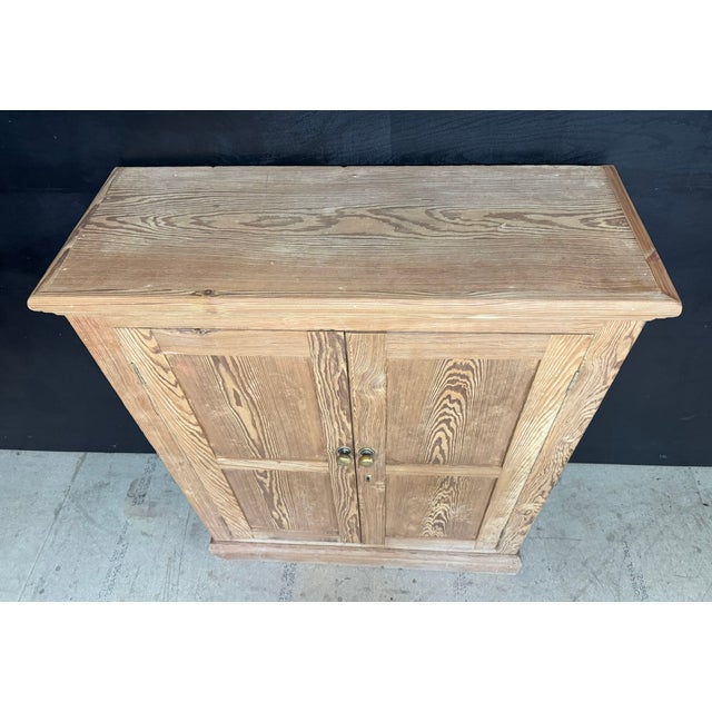 Brown Antique Pine Larder Cabinet, 1880 For Sale - Image 8 of 10
