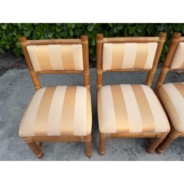 Vintage Elephant Bamboo Dining Chairs, Set of 4 For Sale - Image 10 of 10