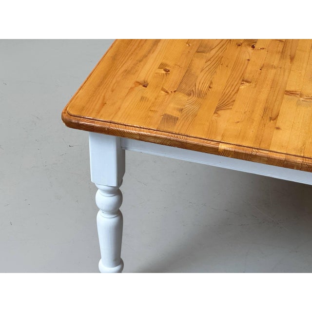 Large Country-Style Dining Table in Wood, 1980s For Sale - Image 13 of 18
