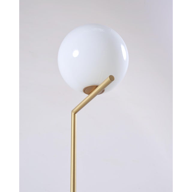 Michael Anastassiades for Flos Brass Globe Ic Floor Lamps - a Pair For Sale - Image 14 of 18