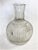Transparent Antique American Cut Glass Carafe With Zipper Pattern Circa 1900's For Sale - Image 8 of 9