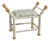 Boca White Wildcrest Moss Bamboo Bench For Sale