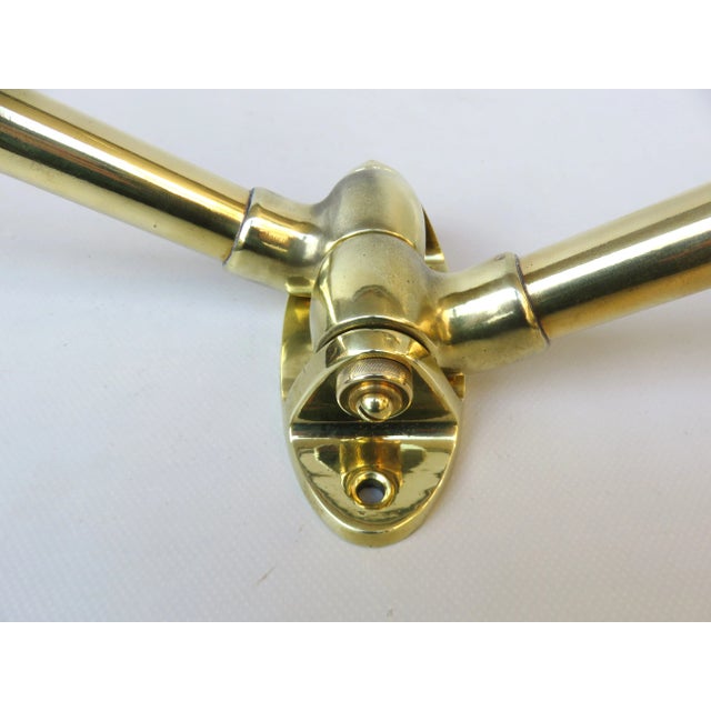 Art Deco Brass Towel Holder For Sale - Image 11 of 18