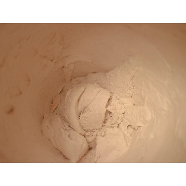 1980s Postmodern Jaru of California Faux Travertine Lidded Jar For Sale In New York - Image 6 of 18