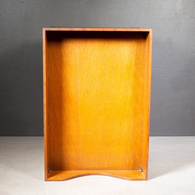Antique Globe-Wernicke Three-Tier Office Tray c.1911 For Sale In San Francisco - Image 6 of 9