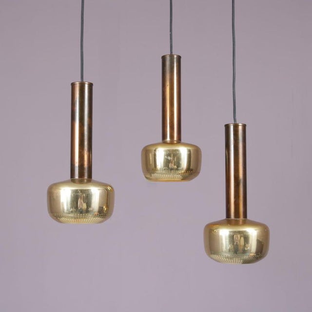 Tue Poulsen Vl56″ Lamp in Brass by Vilhelm Lauritzen for Louis Poulsen, Denmark, 1950s For Sale - Image 4 of 18