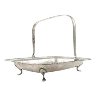 Art Nouveau Style Fruit Basket, 1950s For Sale