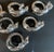 Late 20th Century Late 20th Century Lizard (Gecko) Napkin Rings Set - Set of 6 For Sale - Image 5 of 9