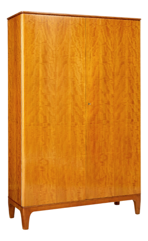 Mid-Century Birch Wardrobe by Oscar Nilsson for Nordiska Kompaniet, 1939