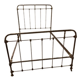 Antique Cast Iron Bed For Sale