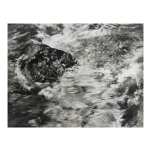 Late 20th Century Photograph Rushing River Water