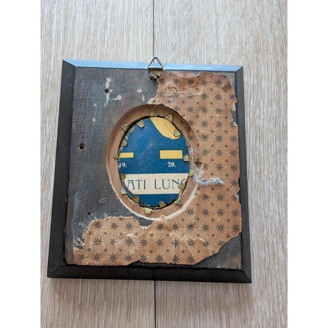 Mid 20th Century Portrait Miniatures of Noble Ladies in Ebonized Frames - Set of 2 For Sale - Image 10 of 12