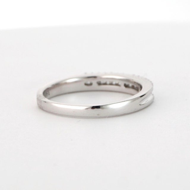 Metal 14k Gold Ring With 0.3 Carat Diamonds Size 7 Resizable For Sale - Image 7 of 18
