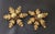 1970s Hollywood Regency Florentine Flower-Shaped Gilt Flush Mount with Hand-Forged, Floral, Gilded with Gold Leaf in the style of Hans Kögl, Italy, 1960s For Sale - Image 5 of 18