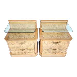 Drexel Corinthian Style Nightstands Pair