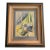 1980s Still Life Kitchen Watercolor Fruit, Candlestick Painting Framed For Sale