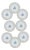 Spode Tradewinds Clipper Ship Dessert Plates, Set of 8 For Sale