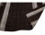 Mid 20th Century Mid 20th Century Brown & Gray Vintage Goat Hair Kilim Rug For Sale - Image 5 of 7