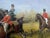 Huge Equestrian Fox Hunt Oil Painting, English Hunting Scene Art, Framed, Signed For Sale - Image 13 of 15