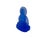 Blue Frosted Crystal Glass Lotus Base 2 Sides Bodhisattva Guanyin Figure For Sale - Image 11 of 11