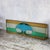 Vintage Geometric Stained Leaded Glass Window Panel For Sale - Image 6 of 12