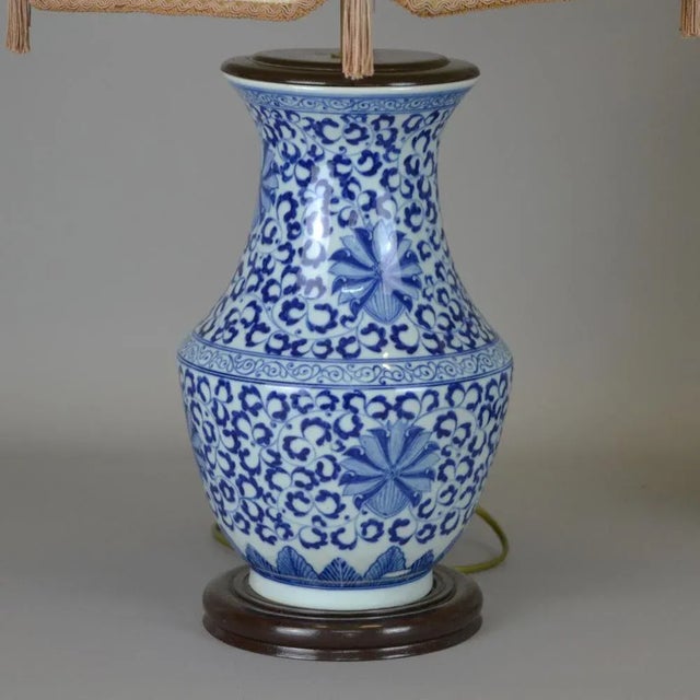 Mid-Century Ceramic Oriental Lamps, Set of 2 For Sale - Image 4 of 11