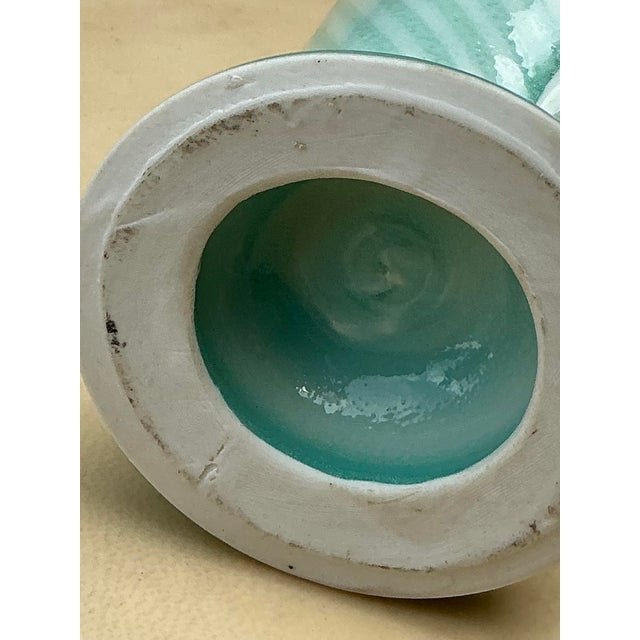 Ceramic Vintage Original Studio Pottery Vase For Sale - Image 7 of 12