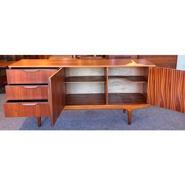 Mid Century Modern Teak Credenza by McIntosh, UK c.1960 Beautiful Credenza - UK Import - Left Side Bank of Drawers -...