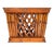 Vintage Handcrafted Bamboo & Rattan Lattice Storage Basket – Chinoiserie / Coastal For Sale - Image 9 of 11