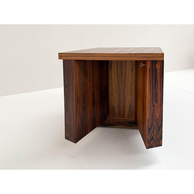 Vintage Wooden Cube Bar Cabinet by Torbjørn Afdal for Bruksbo, 1960s For Sale - Image 17 of 18