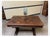 Age: circa 1945 Wood type: solid oak, veneered tabletop Condition: very good, meticulously maintained, and ready-to-use...