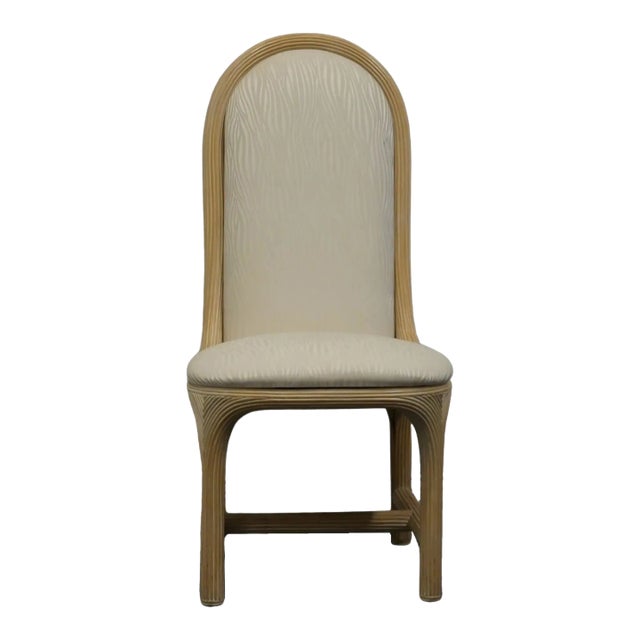 American Drew Bleached Wood Coastal Contemporary Style Dining Side Chair For Sale