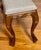 Early 20th Century Italian Louis XV Style Small Carved Walnut Upholstered Bench For Sale - Image 9 of 12