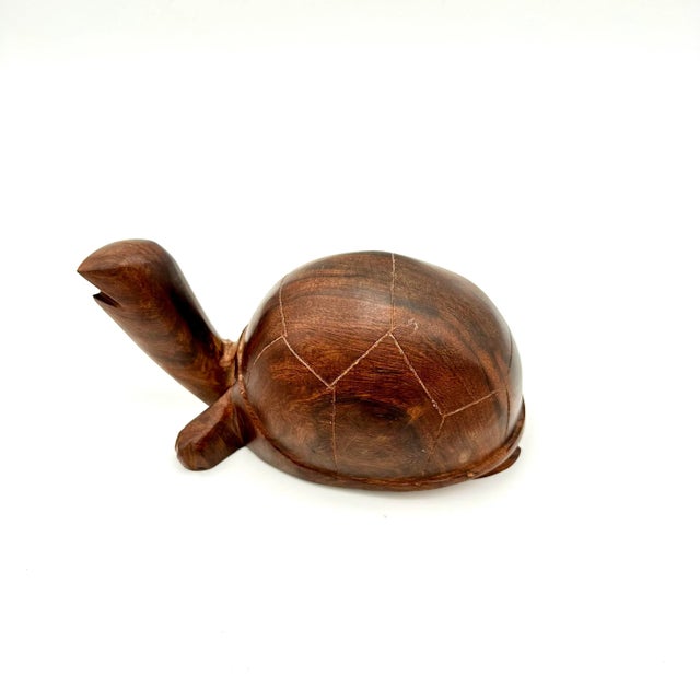 Late 20th Century Hand Carved Wood Seascape Figurines Set of 3 For Sale In Houston - Image 6 of 10