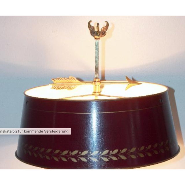 Mid-Century Modern Model 15033 Brass Table Lamp from Maison Lucien Gau For Sale - Image 11 of 16