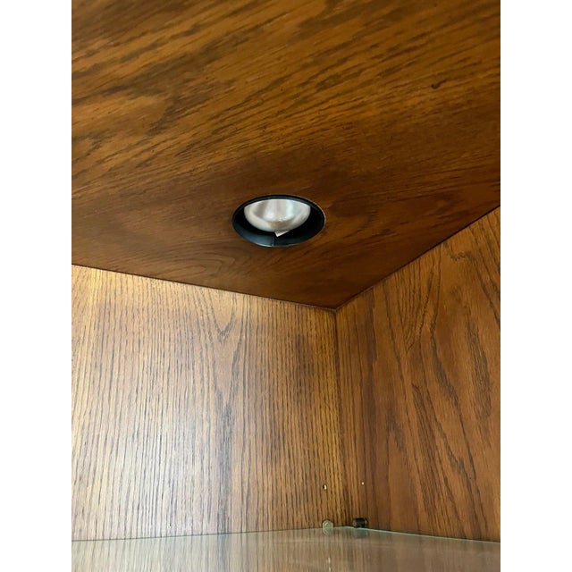 Brown 1970s Passage by Drexel Heritage 3 Piece Campaign Entertainment Center - Set of 3 For Sale - Image 8 of 9