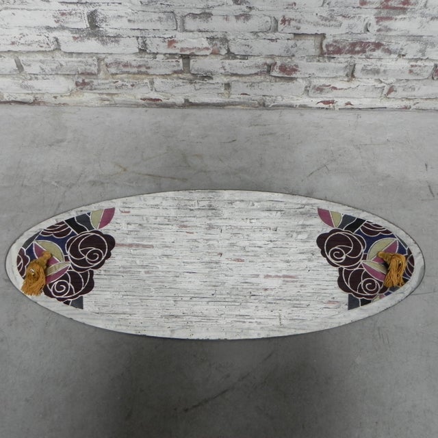 Art Deco Oval Mirror, 1920s For Sale - Image 11 of 11