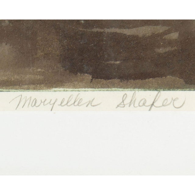Late 20th Century "Indian Beach" Etching With Aquatint by Maryellen Shafer For Sale - Image 5 of 8