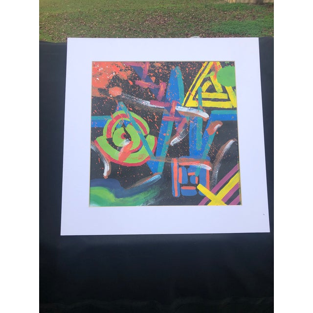 Early 21st Century Original Abstract Acrylic Painting For Sale - Image 5 of 5