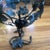 1930s Umberto Bellotto Art Nouveau Murano Attributed Glass Coupe Nesting on a Wrought Iron Grape Vine Basket For Sale In Chicago - Image 6 of 6