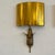 A beautiful pair of brass and bronze wall sconces, produced by Maison Charles in Paris around 1970. "Corn Ears" model, in...