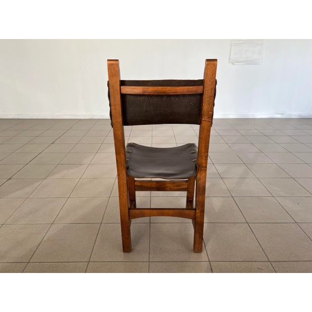 Vintage Brutalist Chairs by Navarro Argudo, Spain –set of 6 | Chairish
