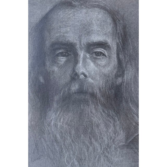 Portraiture By Renee Caouette: Untitled Original Pencil Portrait * Signed, Matted & Framed 15"x17" For Sale - Image 3 of 5